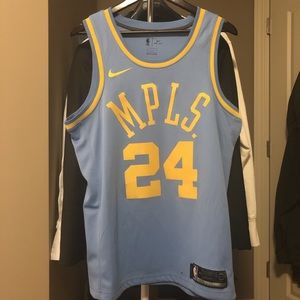 Nike Shirts - Authentic MPLS Lakers Kobe Bryant Jersey Nike Shirts - Authentic MPLS Lakers Kobe Bryant Jersey